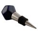 Solid Navy Blue Octagon Ceramic Wine Stopper Online